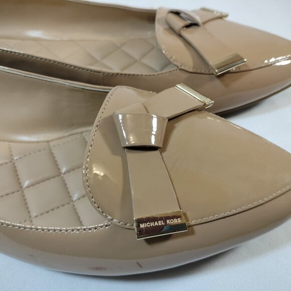 Michael Kors Ballet Flat Loafers; Patent Leather - Picture 7 of 11